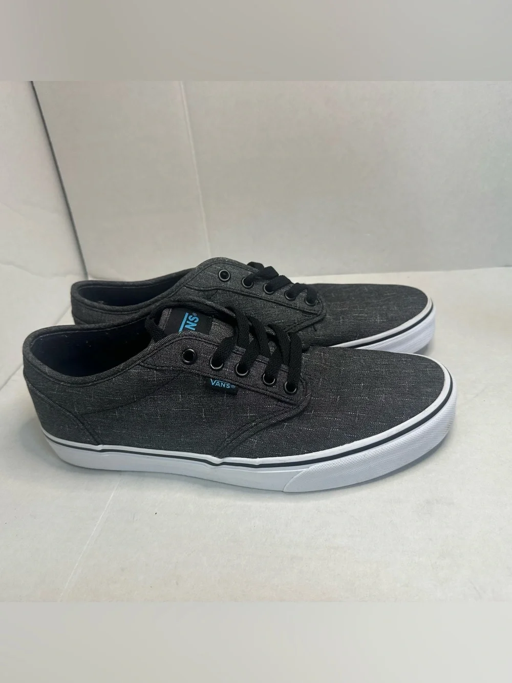 Vans Atwood Fashion Low Charcoal Grey Black Skate Men's US Size 10